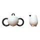 Pot à sucre et tasse à lait de la série Fantasia postmoderne allemande vintage par Matteo Thun pour Arzberg, années 1980, ensemble de 2