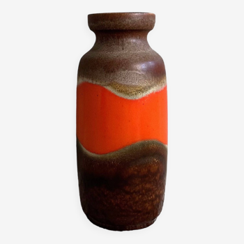 Vase de sol en céramique Bay 70-45, vase en céramique, poterie ouest-allemande