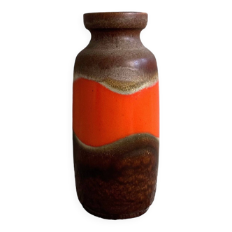 Vase de sol en céramique Bay 70-45, vase en céramique, poterie ouest-allemande