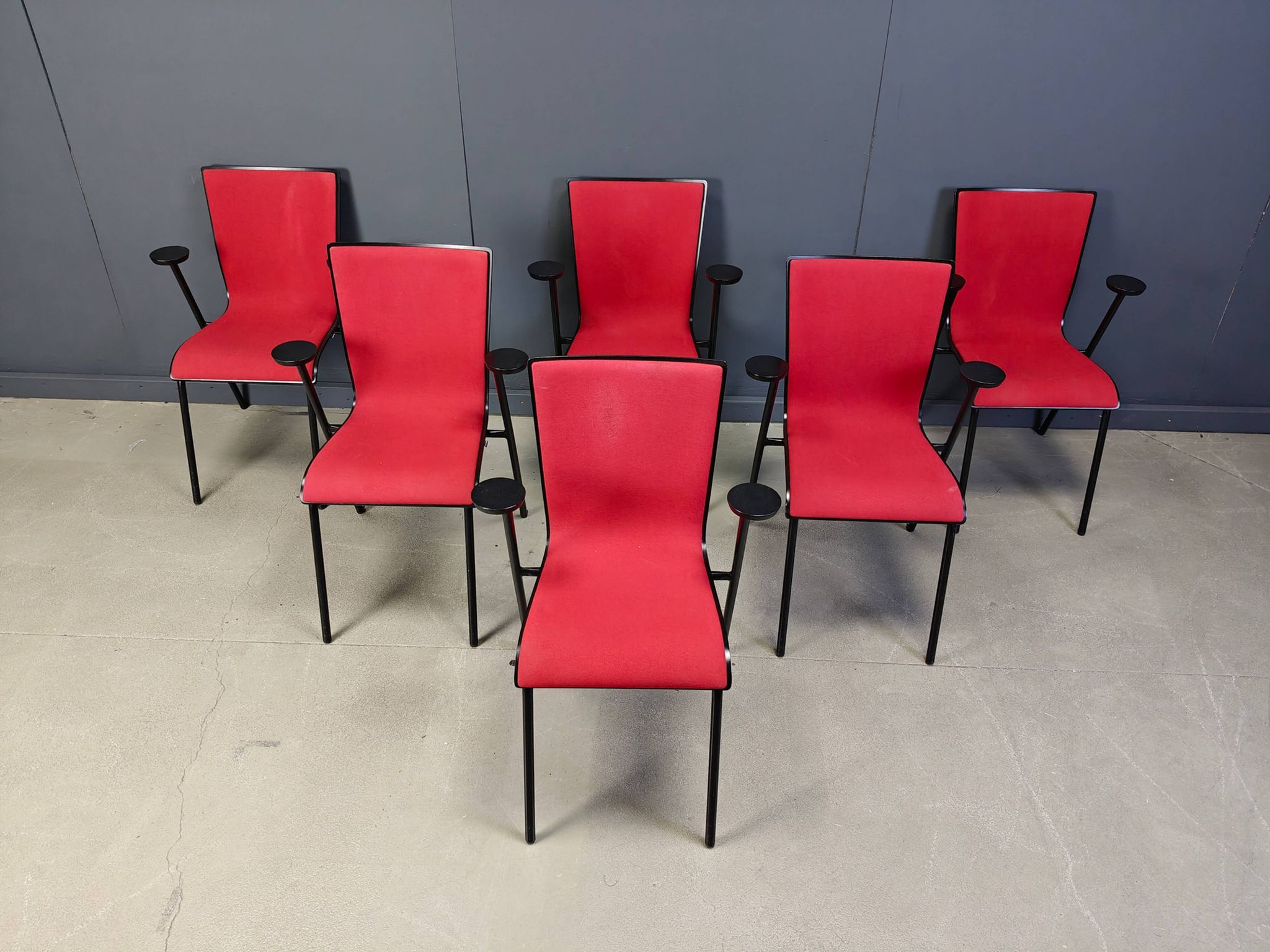 Vintage Occhio chairs by Roel Vandebeek for Drisag, 2000s - set of 6