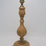 Wooden lamp foot