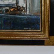 Huile sur Toile « Concarneau », signée S. Blaszczyk – 1991