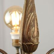 Lustre en laiton Art-déco, années 1930