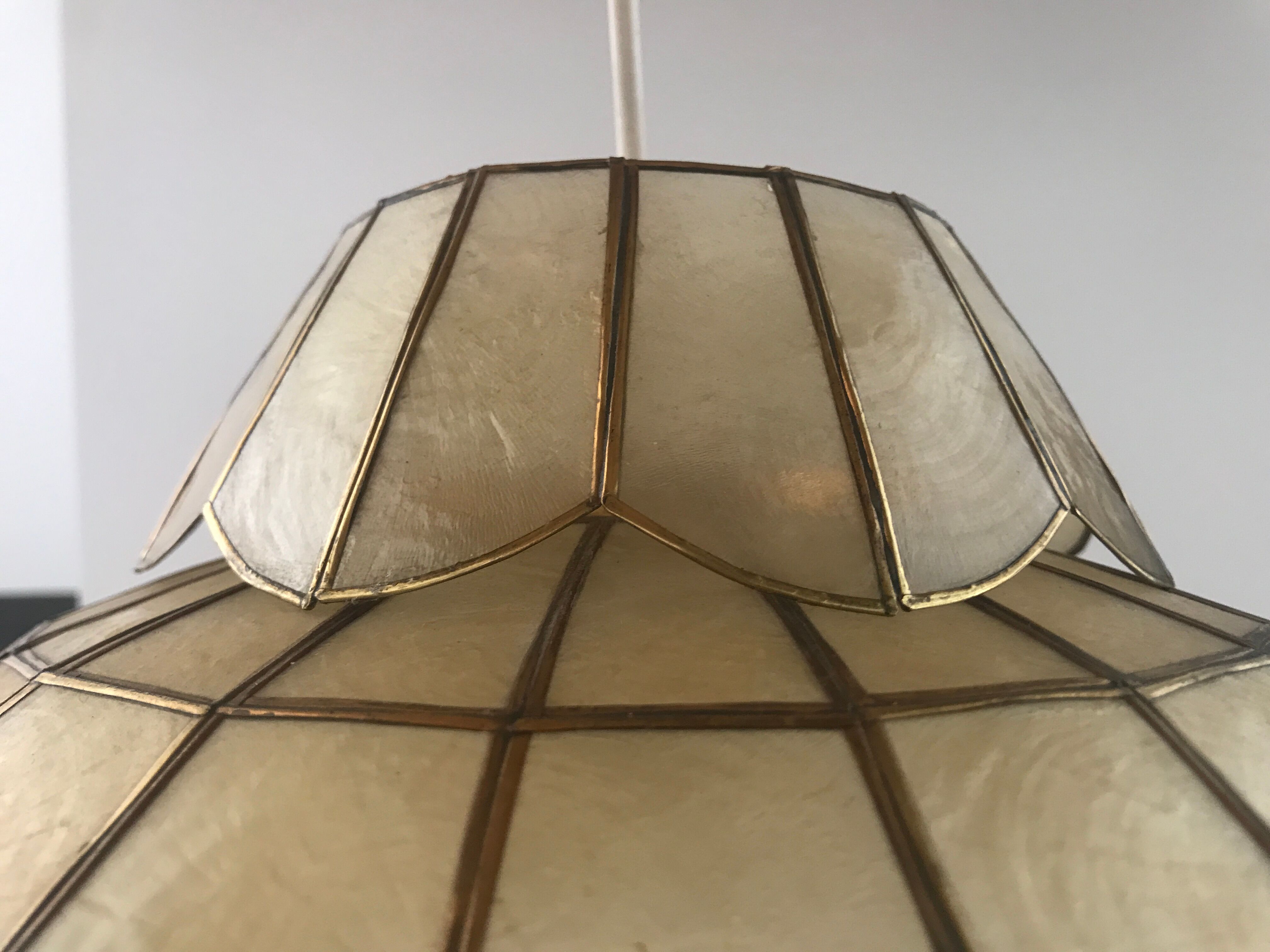 Mother-of-pearl chandelier