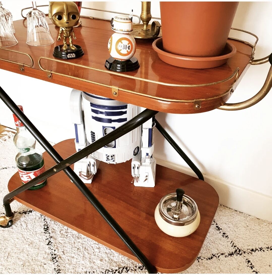 Vintage bar trolley