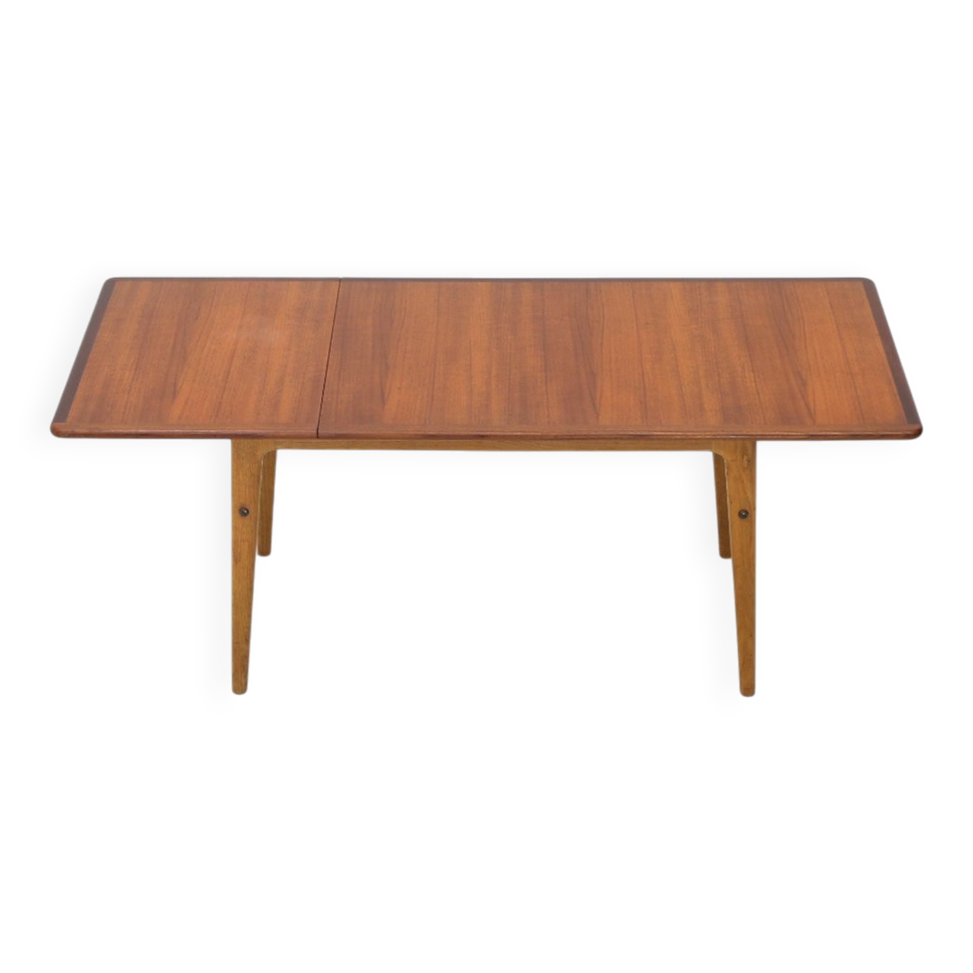 Swedish extendable teak table, 1950s