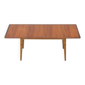 Swedish extendable teak table, 1950s