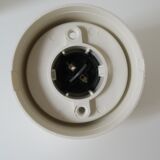 Pair of glass ceiling lamp