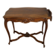 Table bureau et sa chaise de style Louis X.V. en noyer