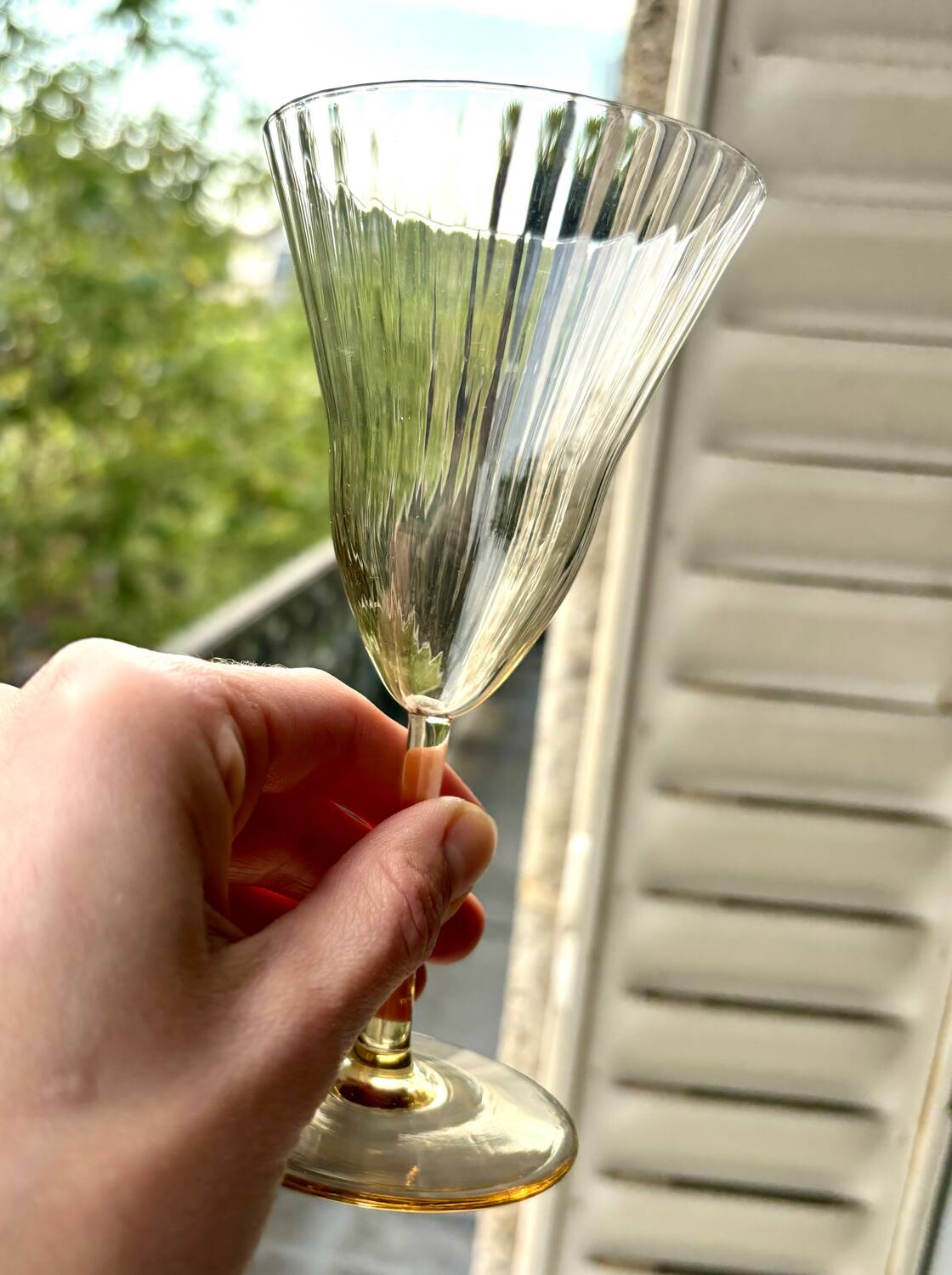 Verres style Gallée