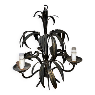 Bamboo chandelier