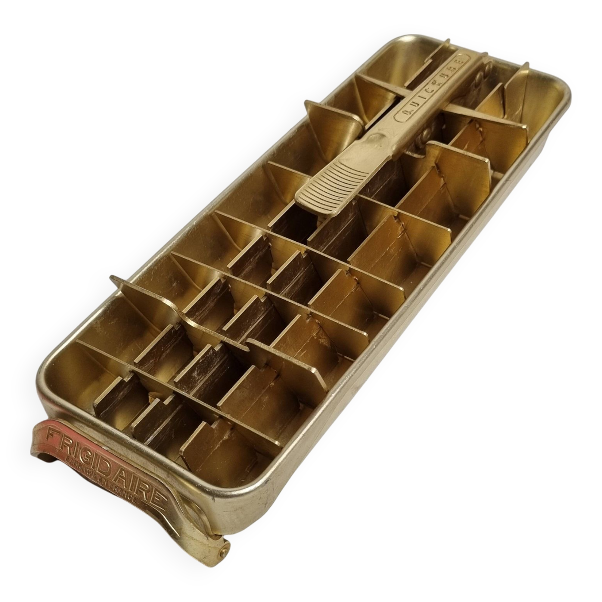 Frigidaire Quickcube Gold Metal Ice Cube Tray