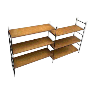 Étagère murale modulable de style string Tomado, années 60