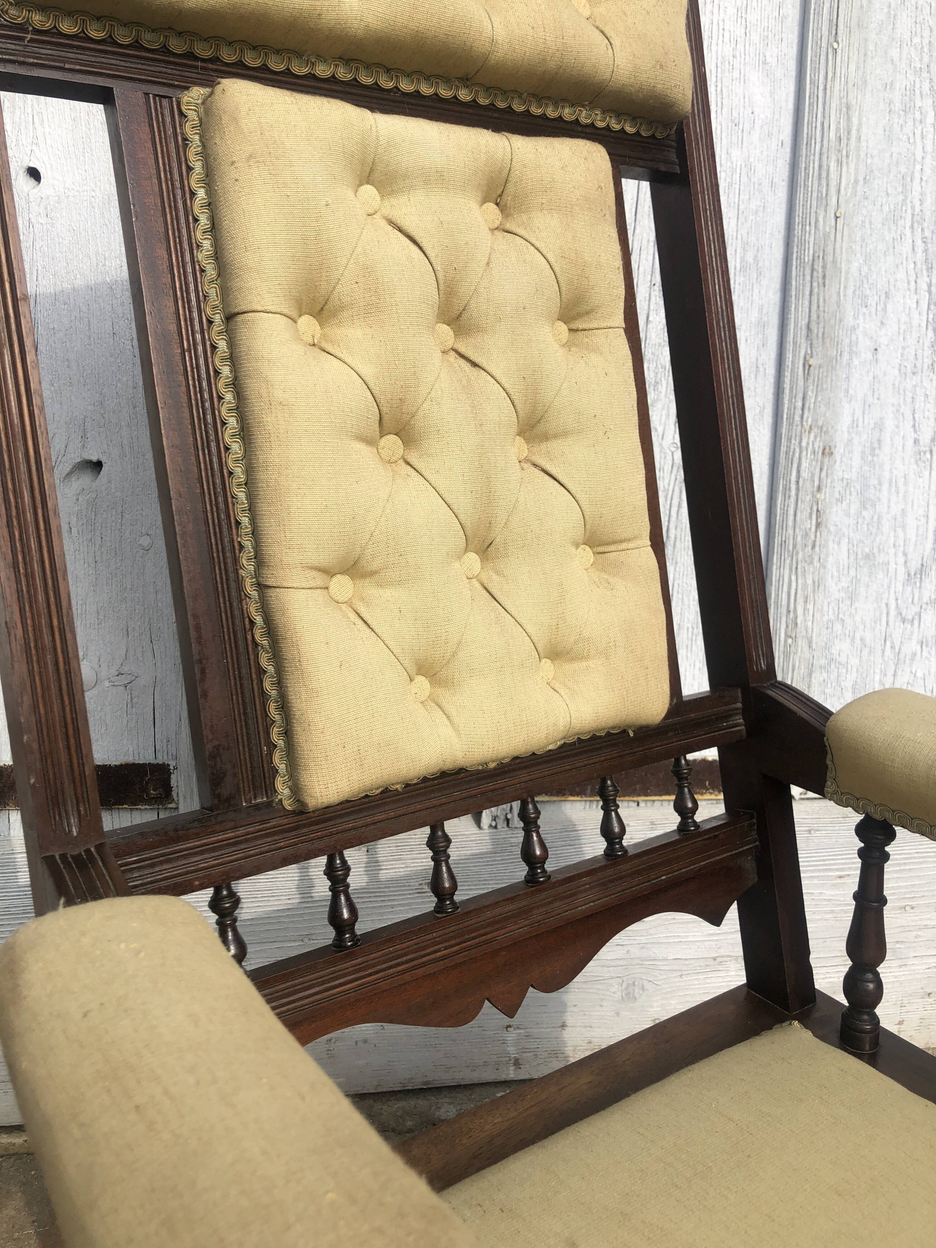Early Twentieth Century Victorian Rocking Chair