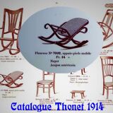 Footrest Thonet 1900, canned