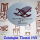 Repose pieds Thonet 1900, canné