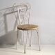 Anciennes chaises d’extérieur blanches (vers 1920). Ensemble de 4 pièces