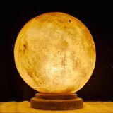 Lampe "Lune" en fibre de verre de l'ère spatiale, France 1970