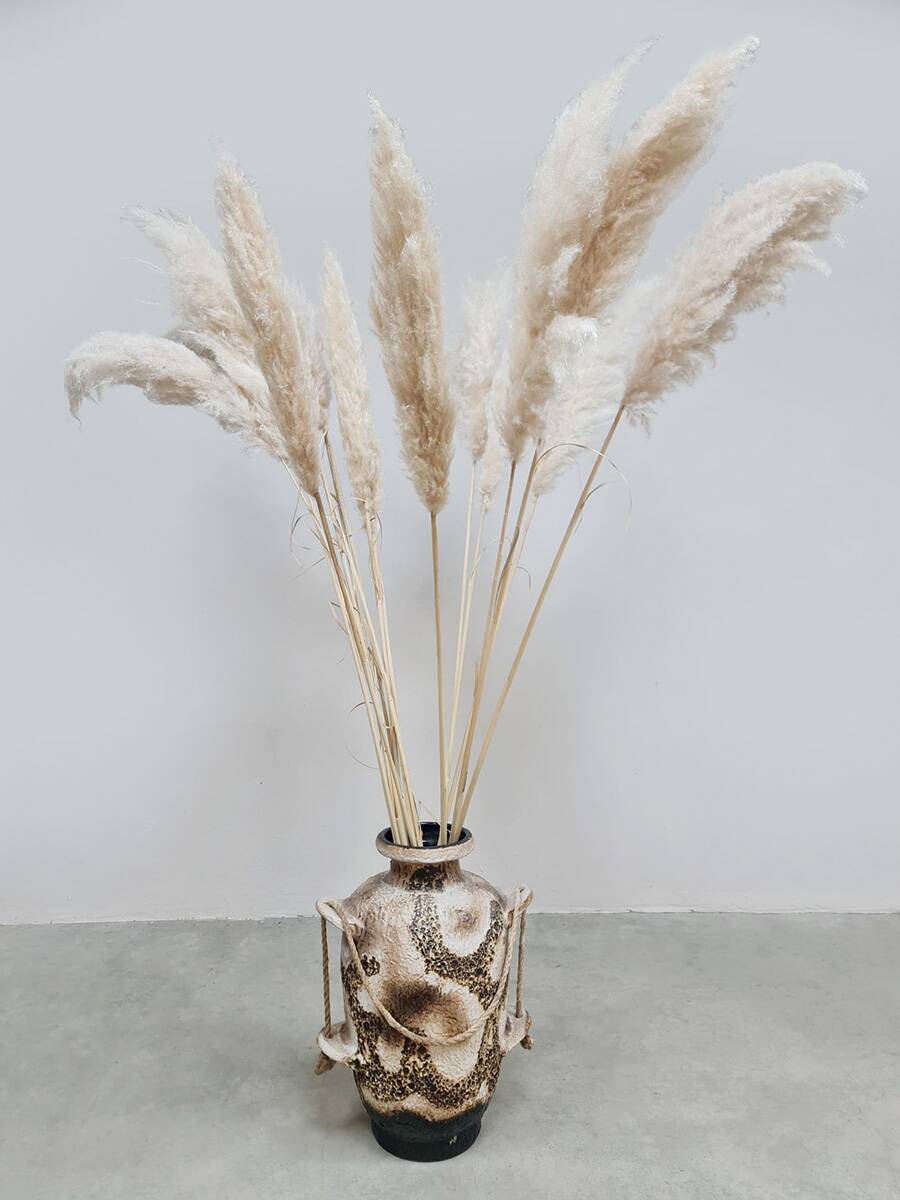 Vintage fat lava West Germany vase Dumler & Breiden