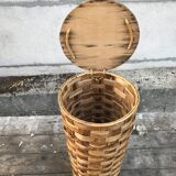 Rattan bread box