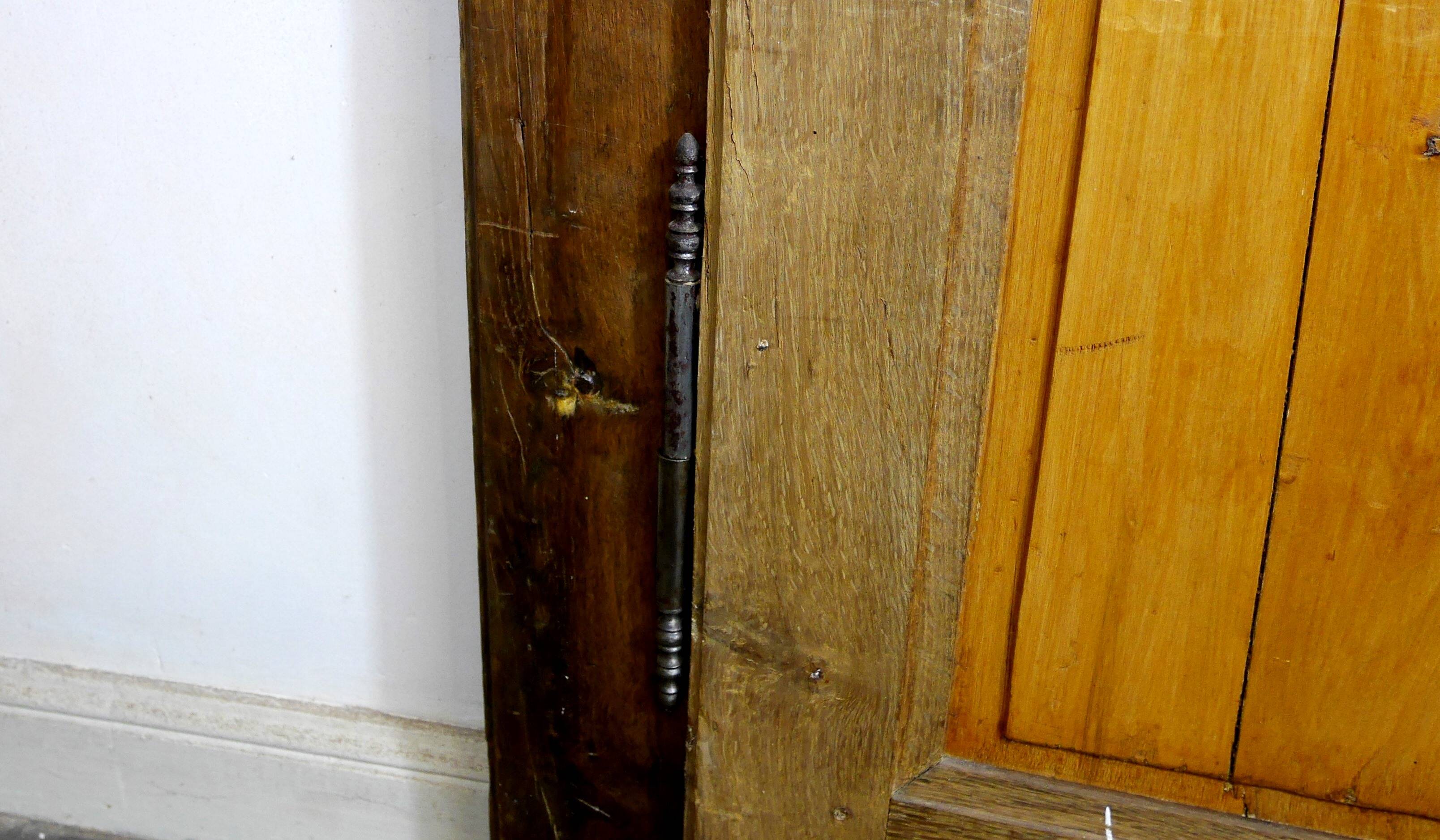 Paire de porte en bois du 18 eme siecle