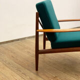 Mid Century Modern Teak armchair or easy chair by Grete Jalk for France & Son, Danish Design, 1950er
