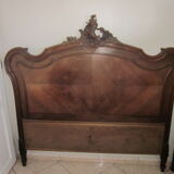 Headboard louis xv in walnut