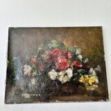 Old painting oil on canvas still life