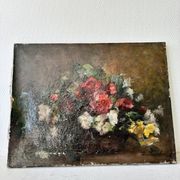 Old painting oil on canvas still life