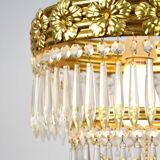 Chandelier by Zeleznobrodske Sklo, Czechoslovakia, 1970s