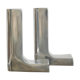 Pair of candlesticks "L", 1970-1980