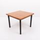 Table à manger vintage pliable en noyer, design italien, 1980