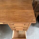 Oak half-minister's desk (renovated)