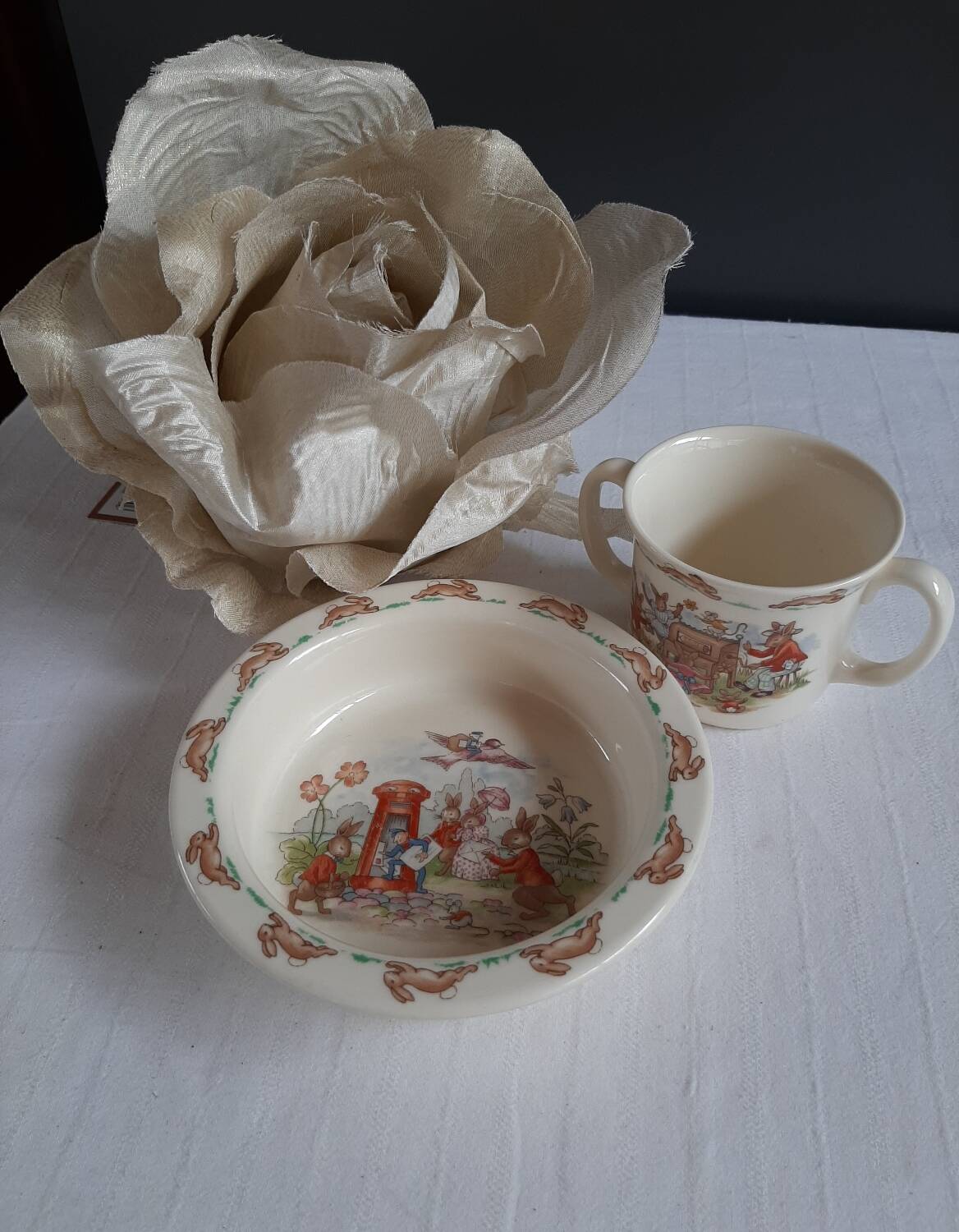 Baby plate and cup