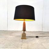 Vintage french corn table lamp, 1970s