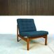 Fauteuil danois en teck par Ole Gjerlov-Knudsen et Torben Lind pour France & Søn, années 1960