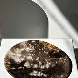 Dish in petrified wood