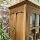 Bibliothèque en chêne - armoire vitrée