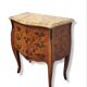 Curved chest of drawers Louis XV style