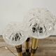Mid-Century Murano Glass Floor Lamp in Wood and Metal with 3 Light Points
