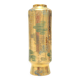 Italian gilded ceramic scroll vase circa 1960