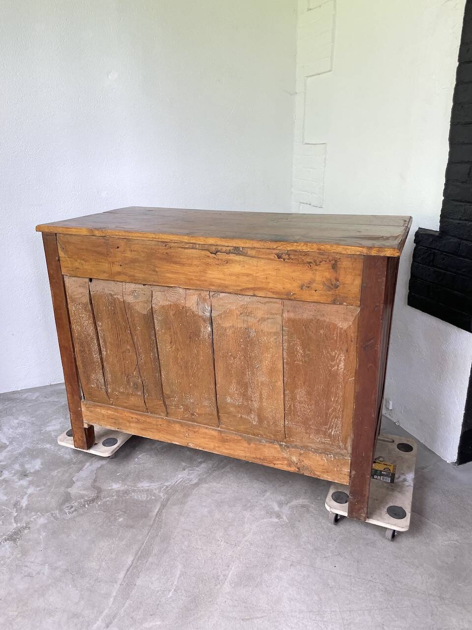 Jam cabinet, folk art furniture, oak, 19th century