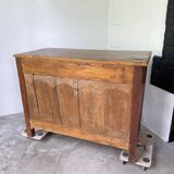 Jam cabinet, folk art furniture, oak, 19th century