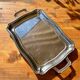 Large stainless steel tray