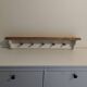 Handmade wall coat rack