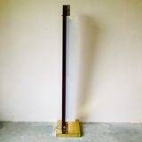 Plexiglass totem floor lamp, circa 1960.