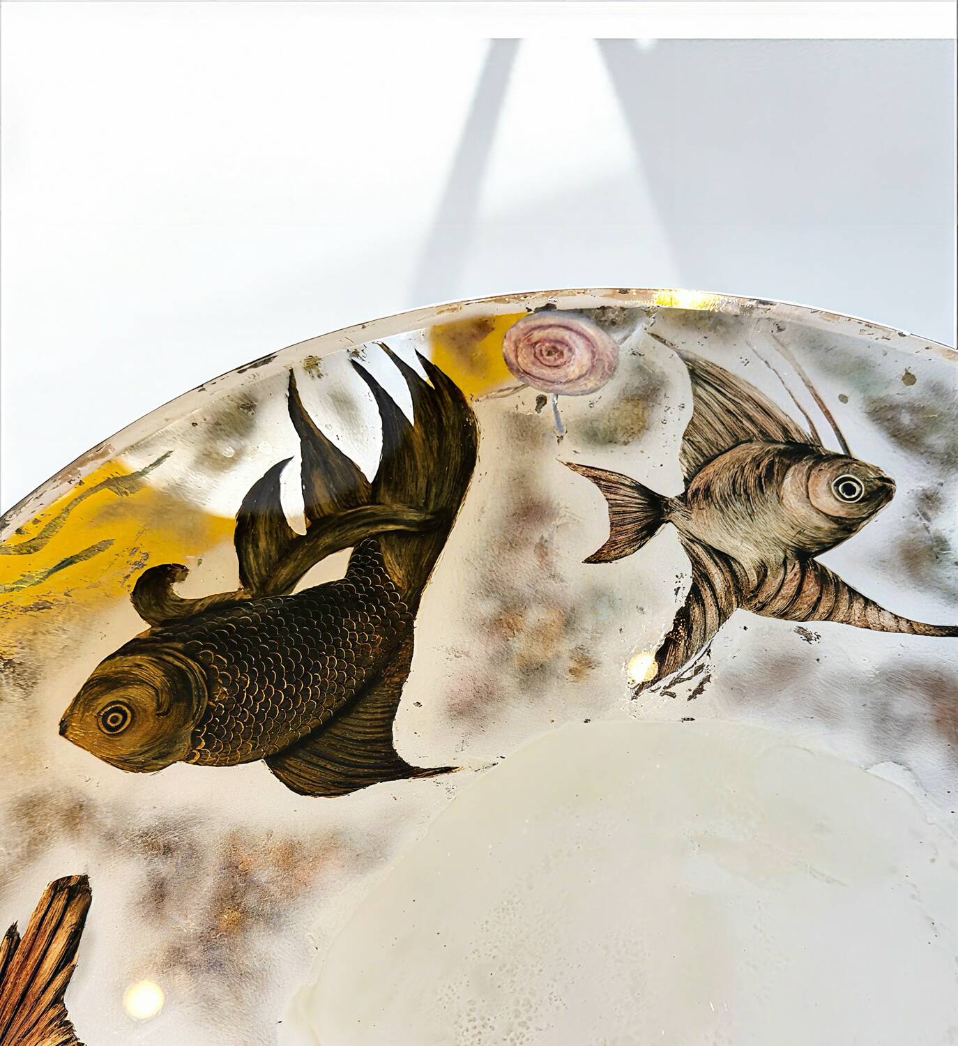 Miroir attribué Fornasetti Italie circa 1950