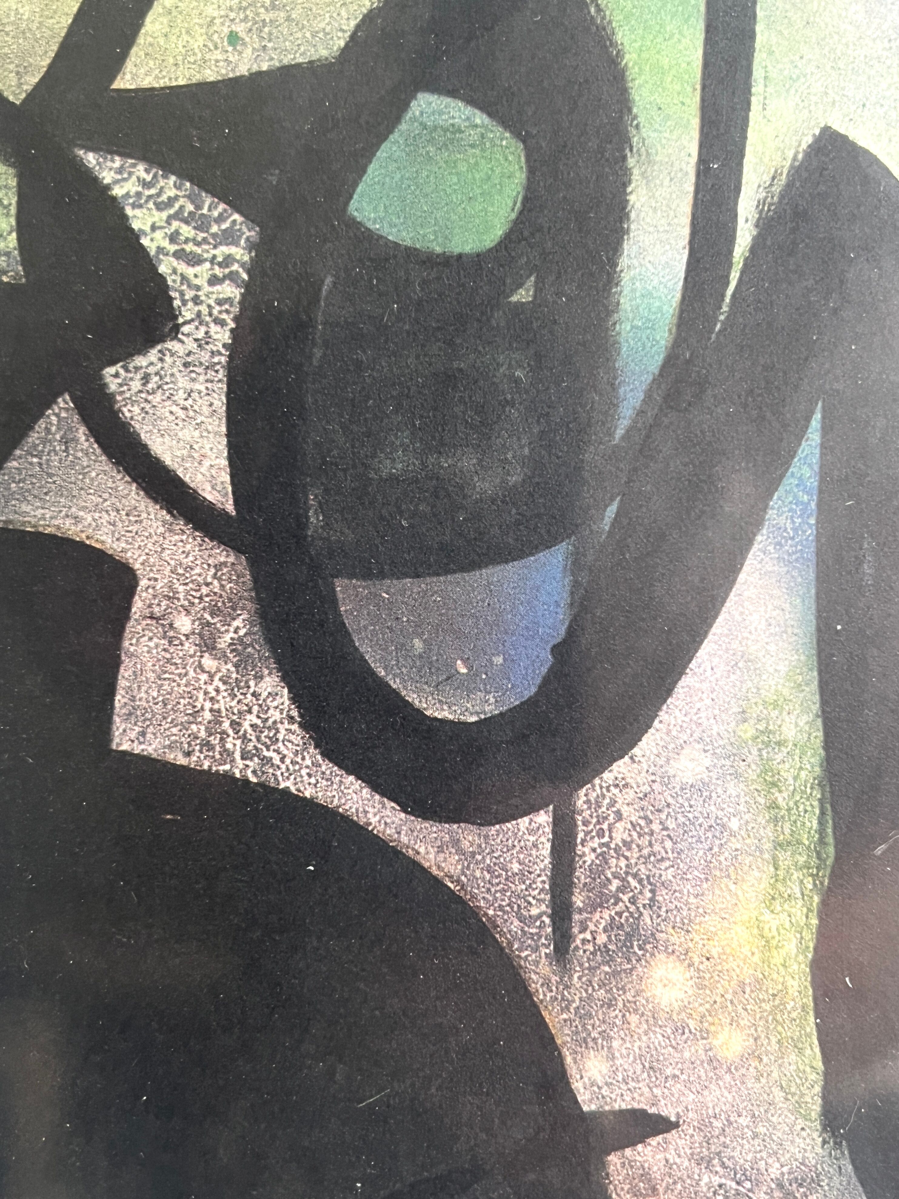 Affiche originale de fondation Miró Barcelone, Espagne 1982