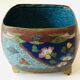 Enamelled cloisonné pot