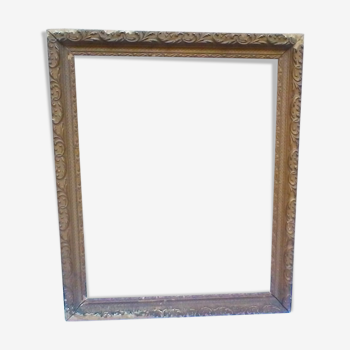 Wooden frame with mouldings